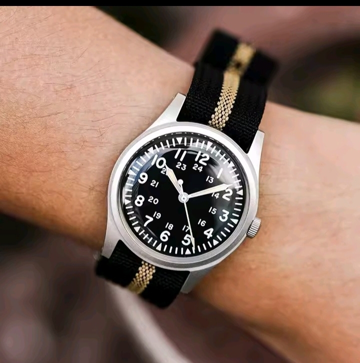 Military Men Vintage Quartz Watch